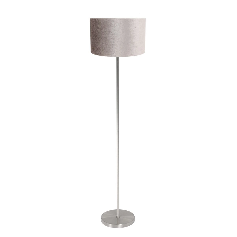 Floor lamp Noor with grey hood