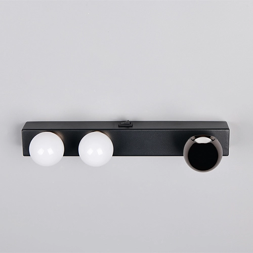 Wall lamp Arpino black 30cm Trio 4017807683622