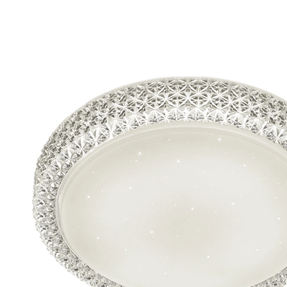 LED flush ceiling light Pegasus with star effect white Trio 4017807305616