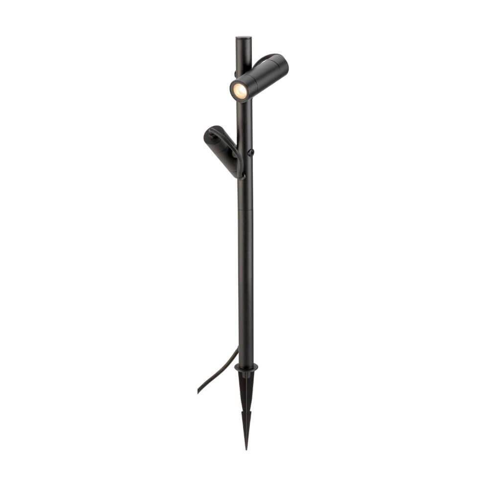 Narrow led spot Helia double on spigot