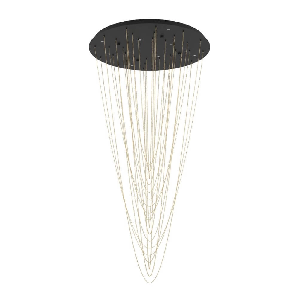 Hanging lamp Trepuco with chains 150cm