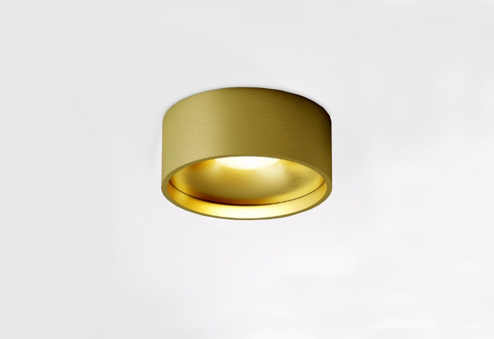 Bathroom ceiling light Oran Ø 12cm - Brushed Gold Artdelight 8720701103887
