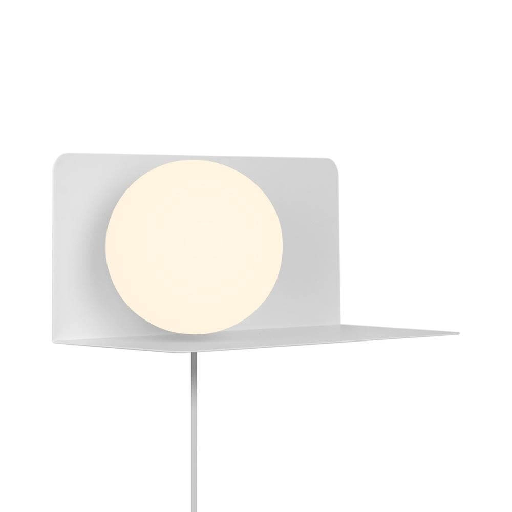 Wall lamp with sphere Lilibeth white