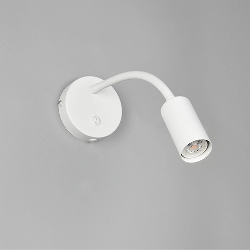 Wall light Taryn white with switch Trio 4017807685688