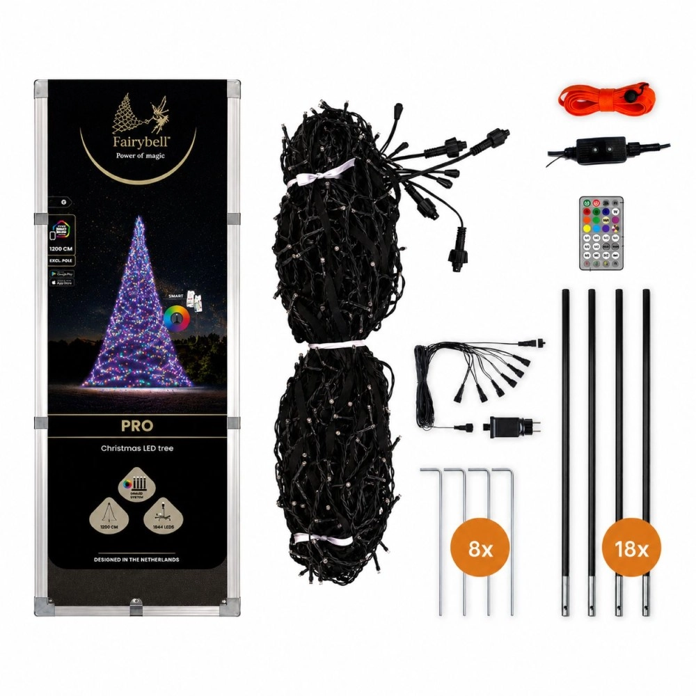 12 meter - 2048 Led - Smart Magic - RGB - No Pole