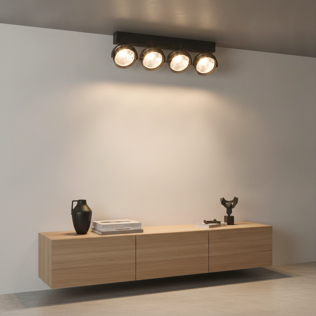 12 volt surface mounted spot Dutchess 4 lights