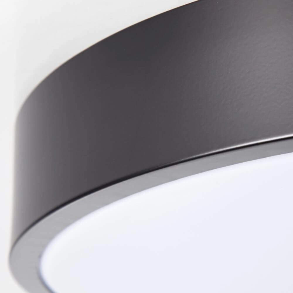 Design ceiling lamp Slimline black Ø 33cm Brilliant 4004353426551