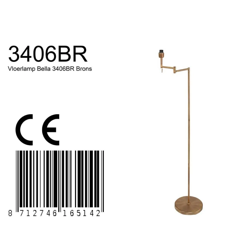 Floor lamp Bella bronze Steinhauer 8712746165142