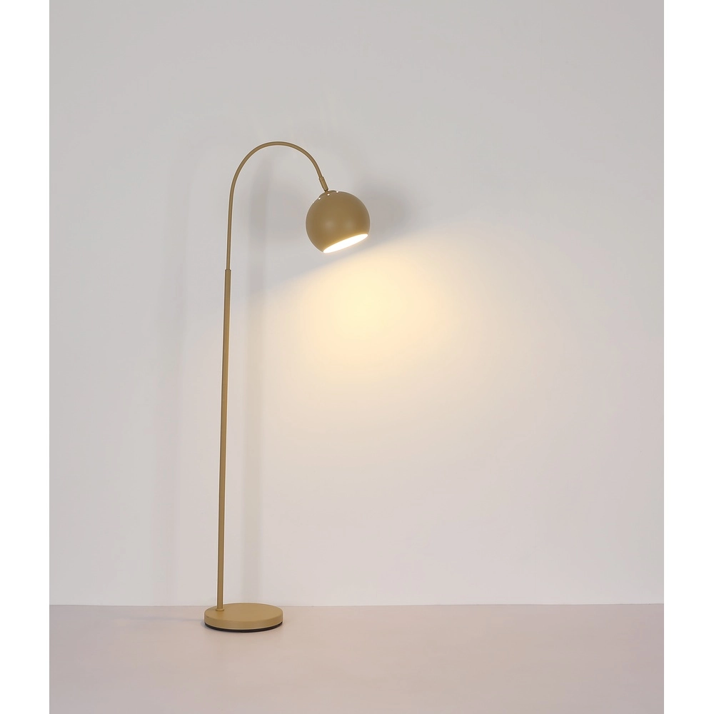 Modern floor lamp Benno sand brown Globo 9007371507566