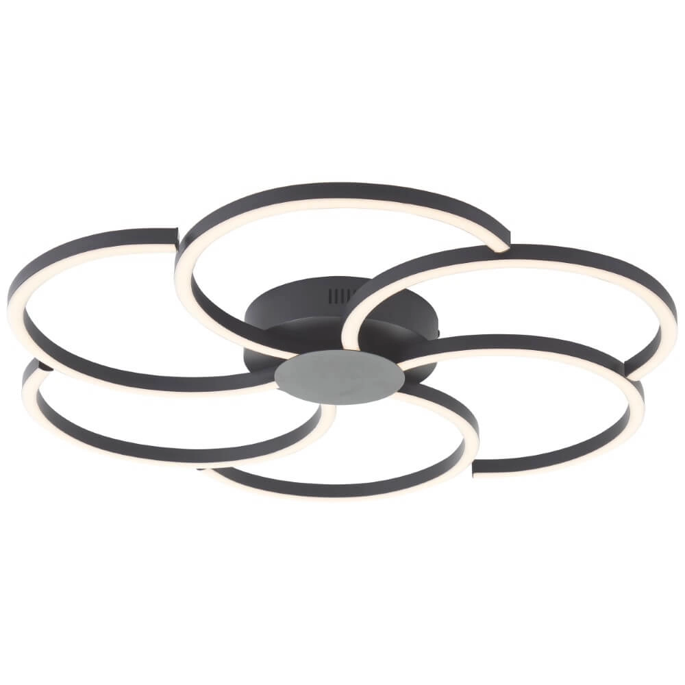 Adjustable ceiling light Fico black