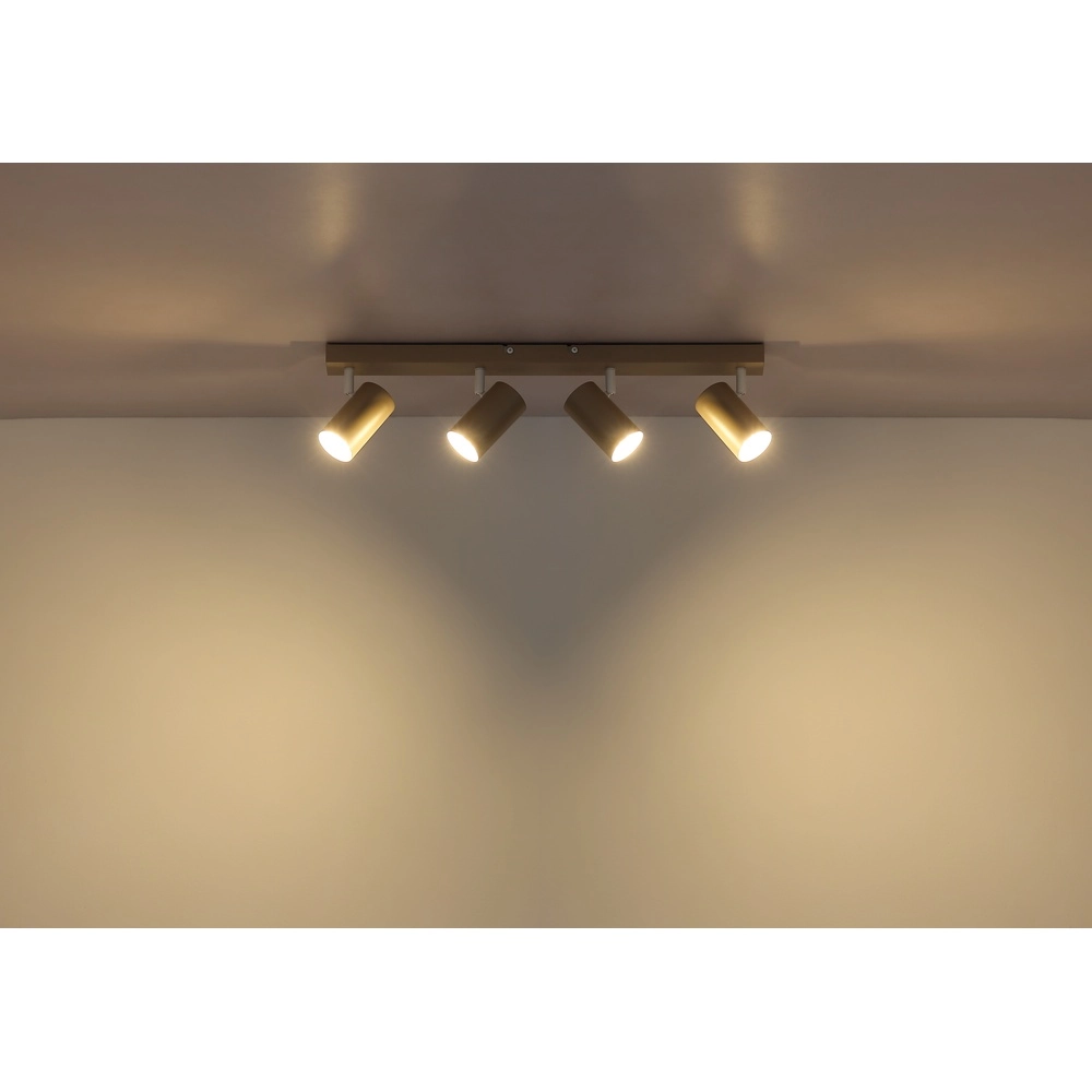 4-light ceiling spotlight Robby sand brown Globo 9007371572441