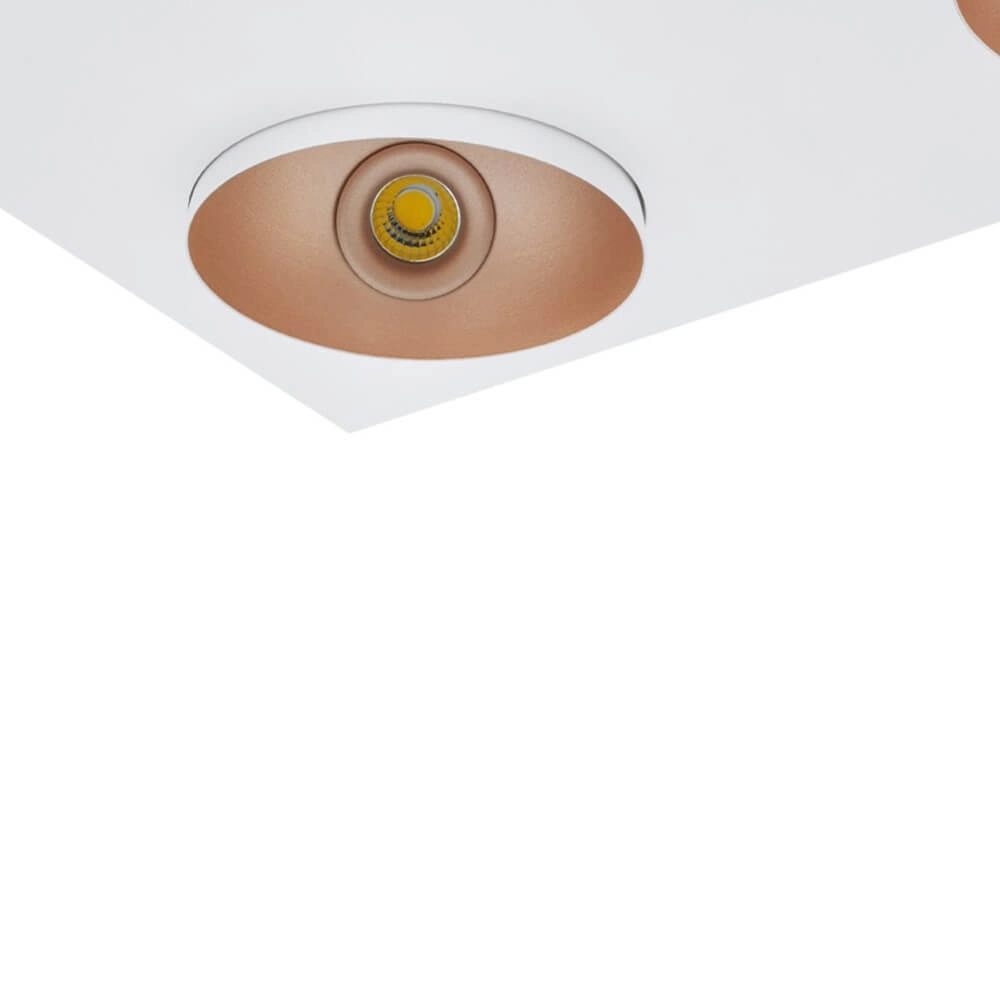 Square ceiling lamp Ronzano white Stars of Light 9002759393779