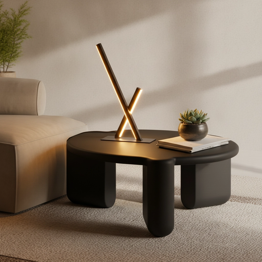 Design table lamp Gratta black