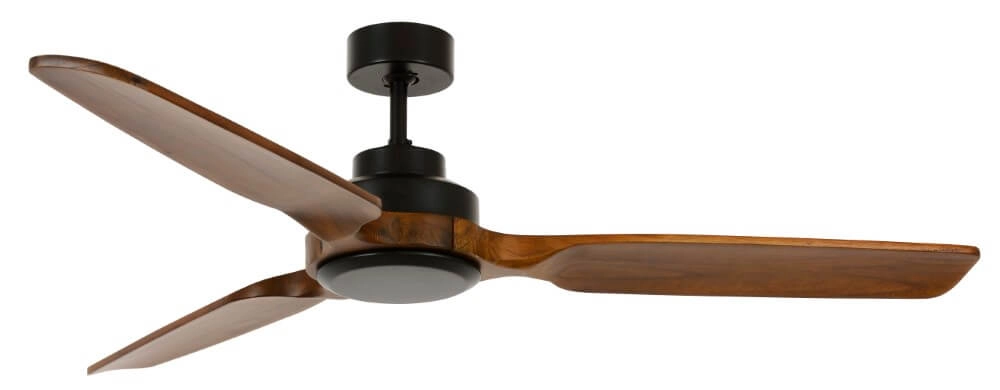 Ceiling fan dark wood Shoalhaven Ø 142cm