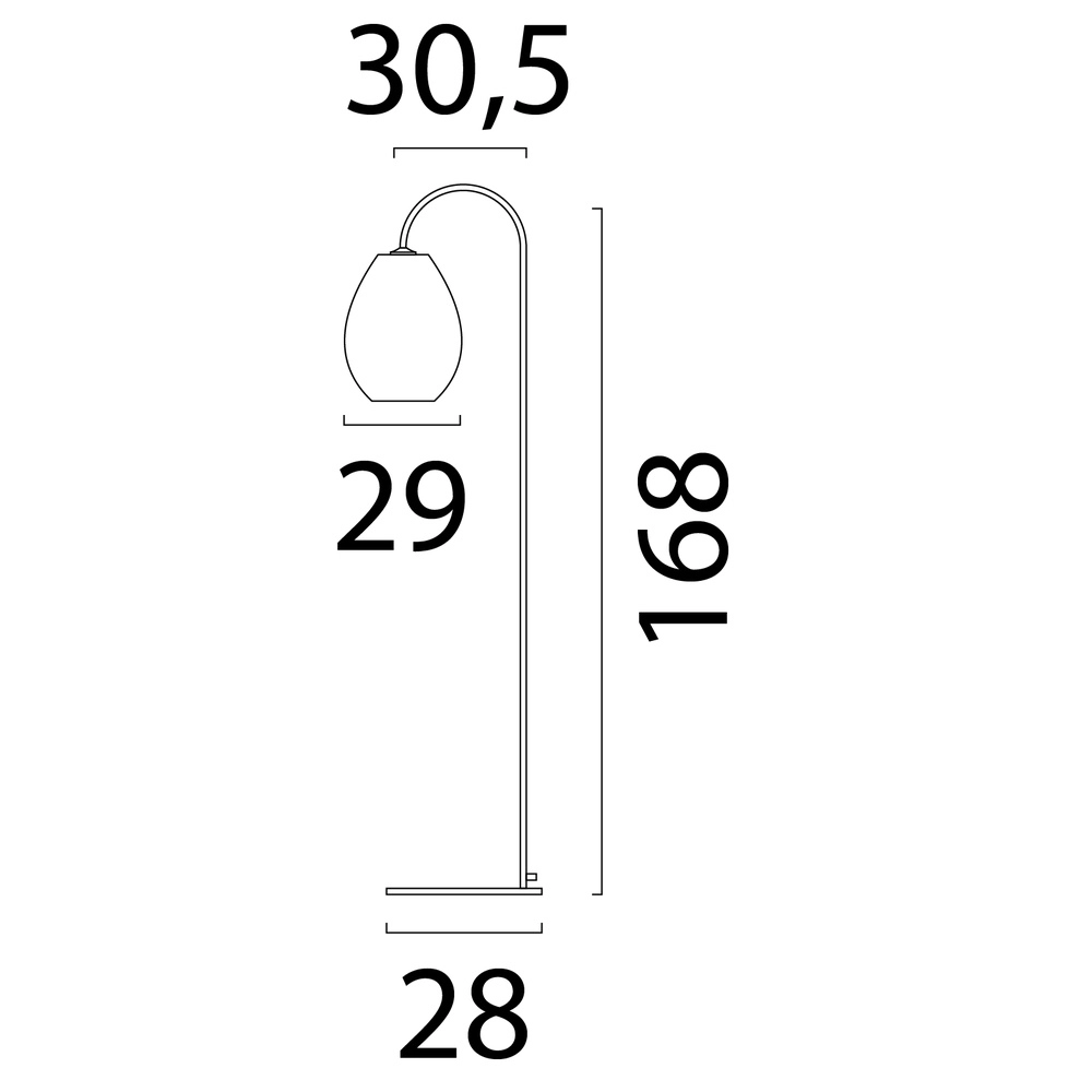 Floor lamp Carta Pineapple Think-paper shade cocoa Ø 29cm Masterlight 8718121438504