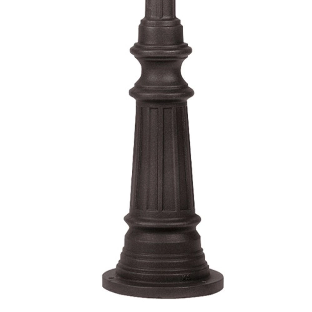 Pathway globe light Madeira 144cm with 25cm bulb - black KS Verlichting 8714732715041
