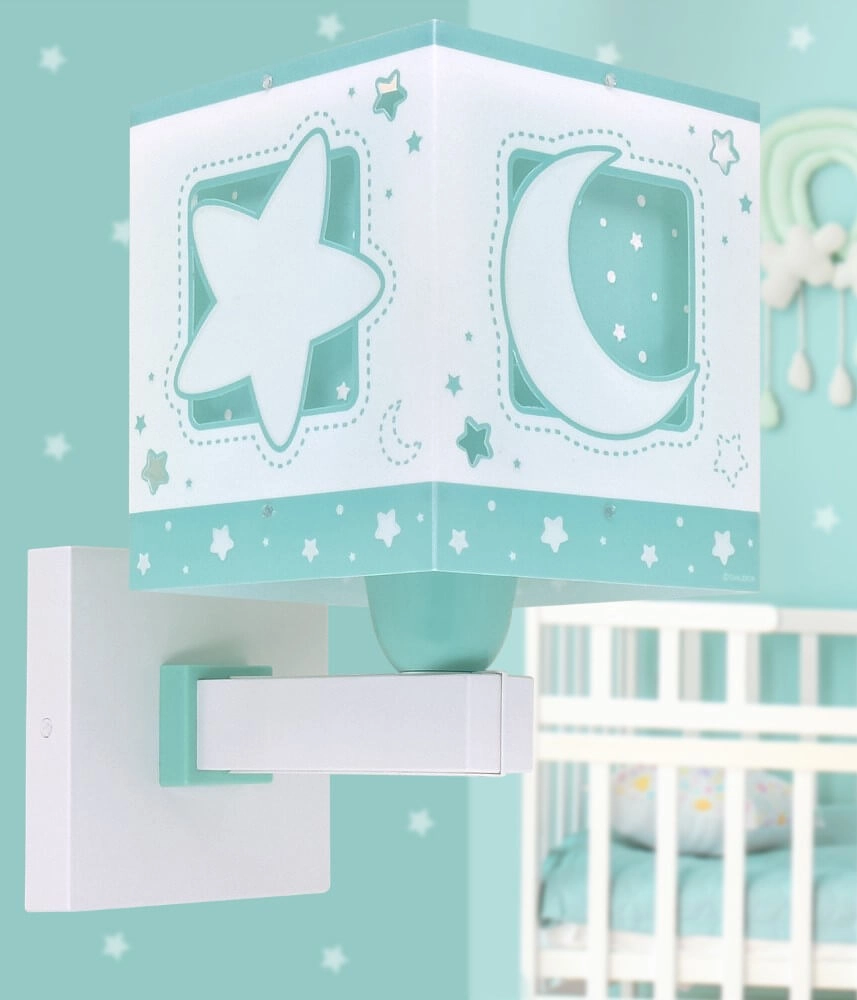 Green wall lamp Moonlight for children's room Dalber 8420406001913
