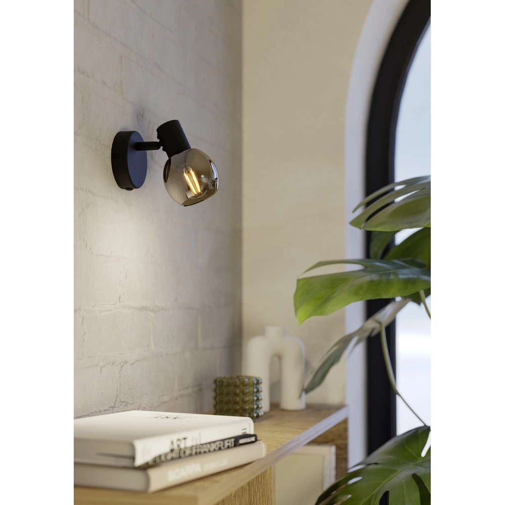 Wall lamp Castellazo Black Eglo 9008606392087