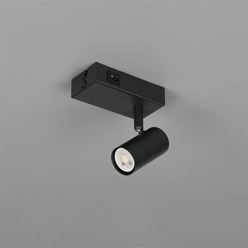 Surface-mounted spotlight adjustable Taryn Black Trio 4017807685510