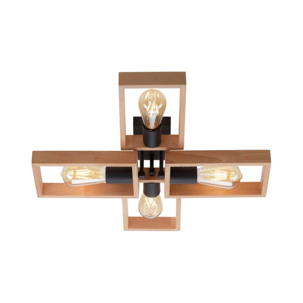 Country ceiling lamp Franky 4-light Just Light 4043689967949