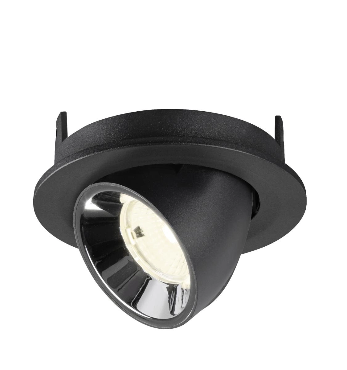 Recessed spotlight Numinos Gimble S black/chrome 4000K - 55deg SLV 4024163313315