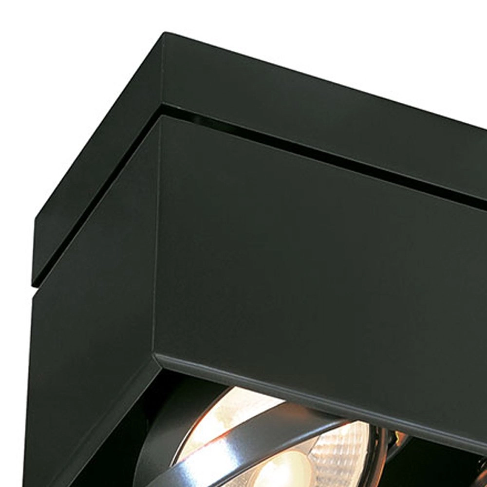 Ceiling spot Kardamod  Square 2-light black SLV 4024163149761