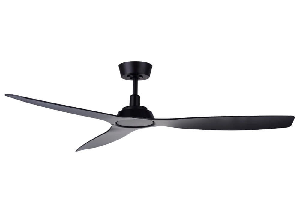Ceiling fan black Moto Ø 132cm