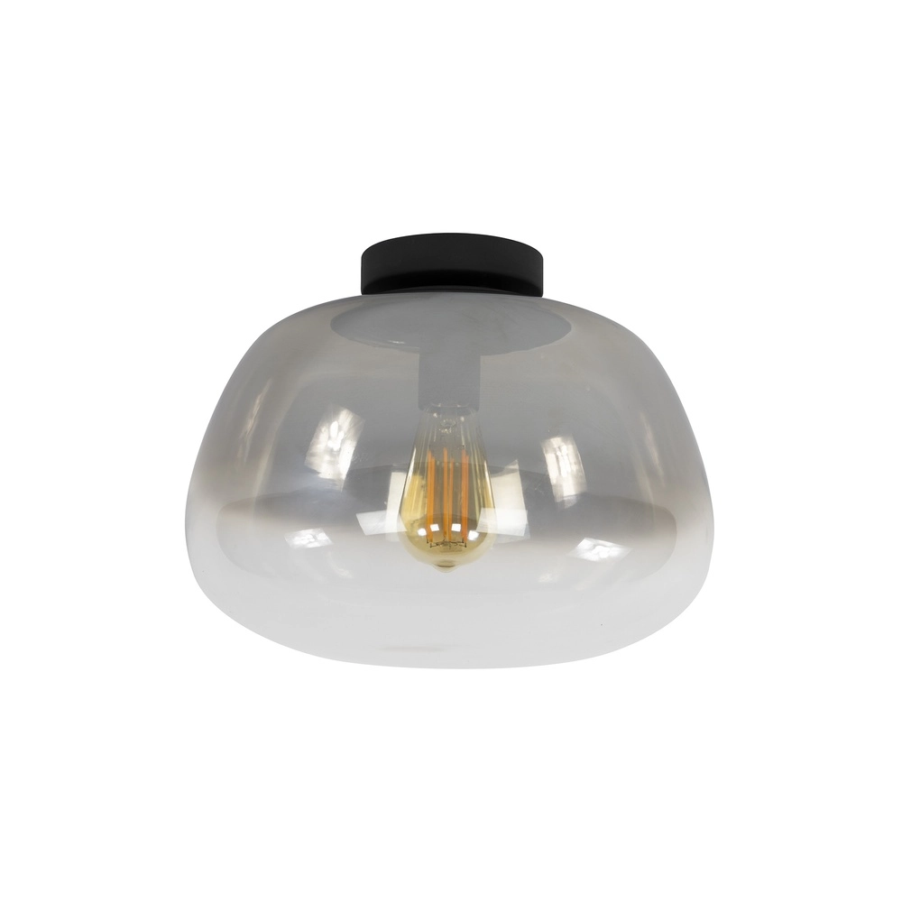 Glass ceiling lamp Pulse Ø 36cm - smoke glass Lyora 8716803512047