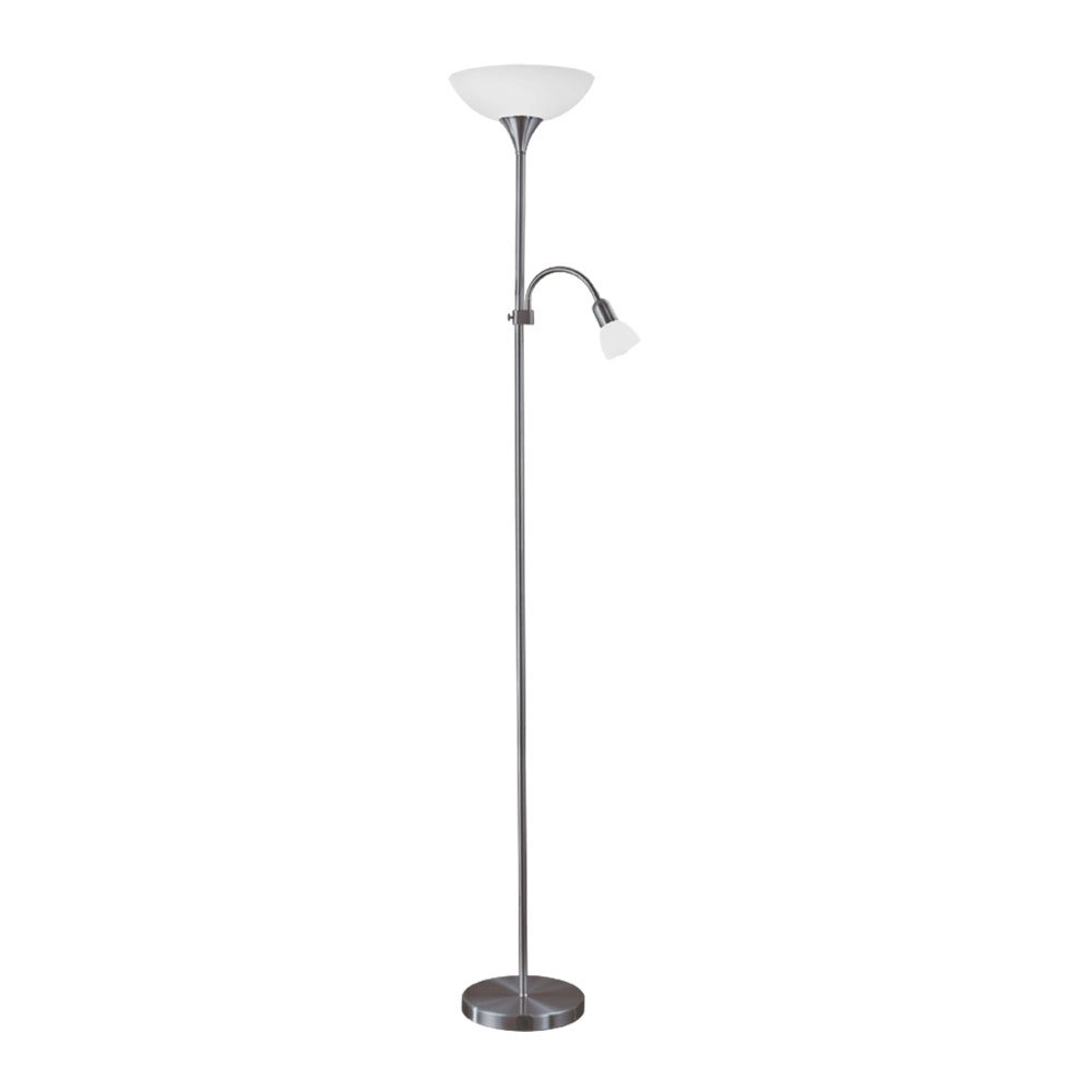 Floor lamp Up 2 nickel matt