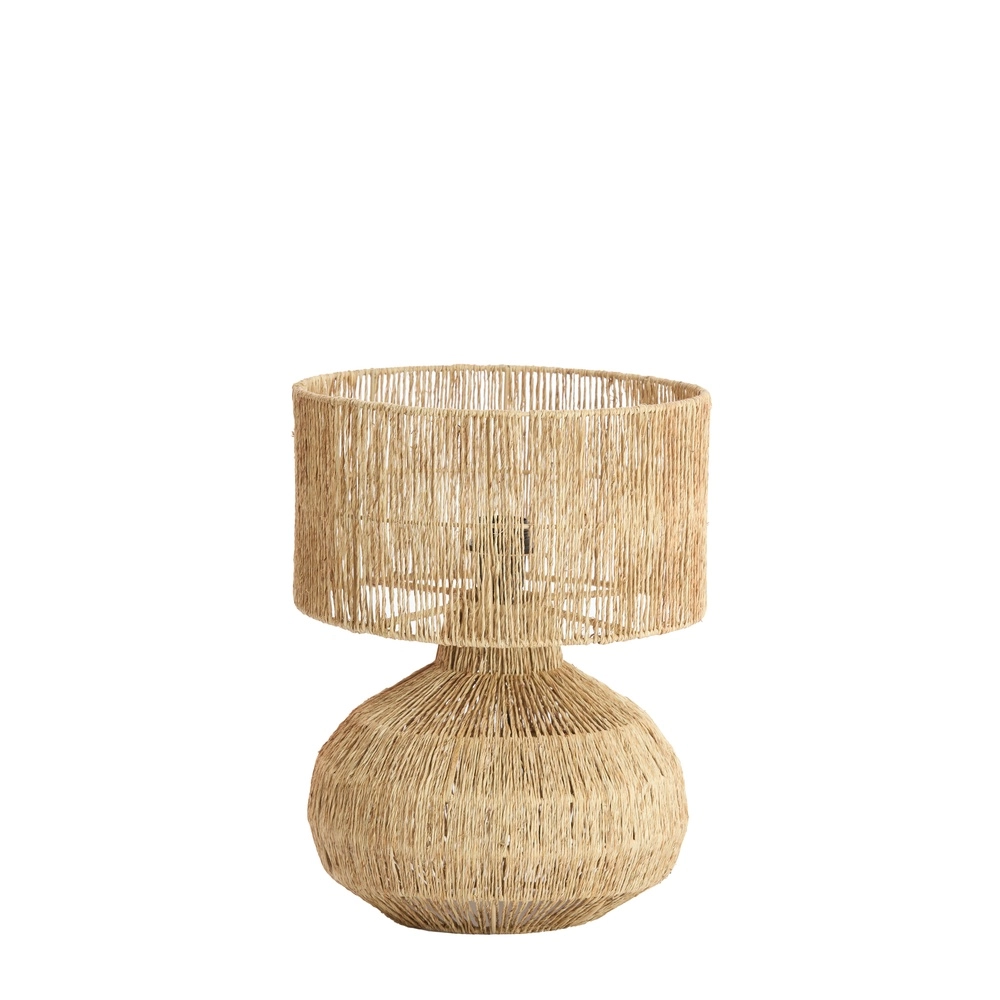 Jute table lamp Arova Ø 30cm shade