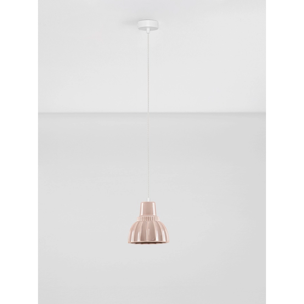 Pendant lamp Picco white with mocha brown Lyora 5212017495389