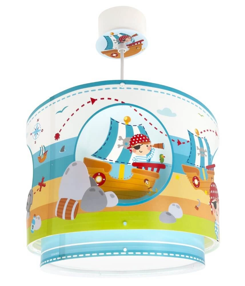 Children's room pendant lamp Pirate Island Ø 26cm Dalber 8420406002736