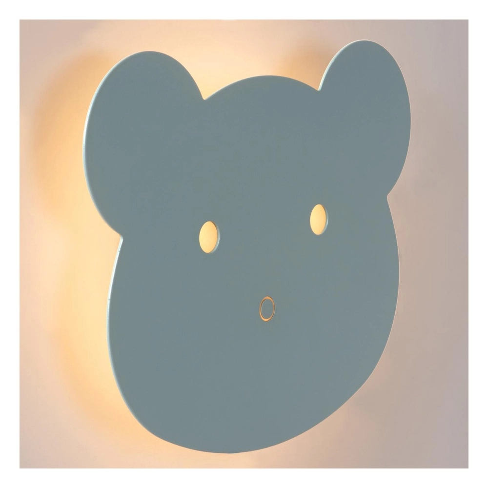 Children's room wall lamp Charlie blue Lucide 5411212441775
