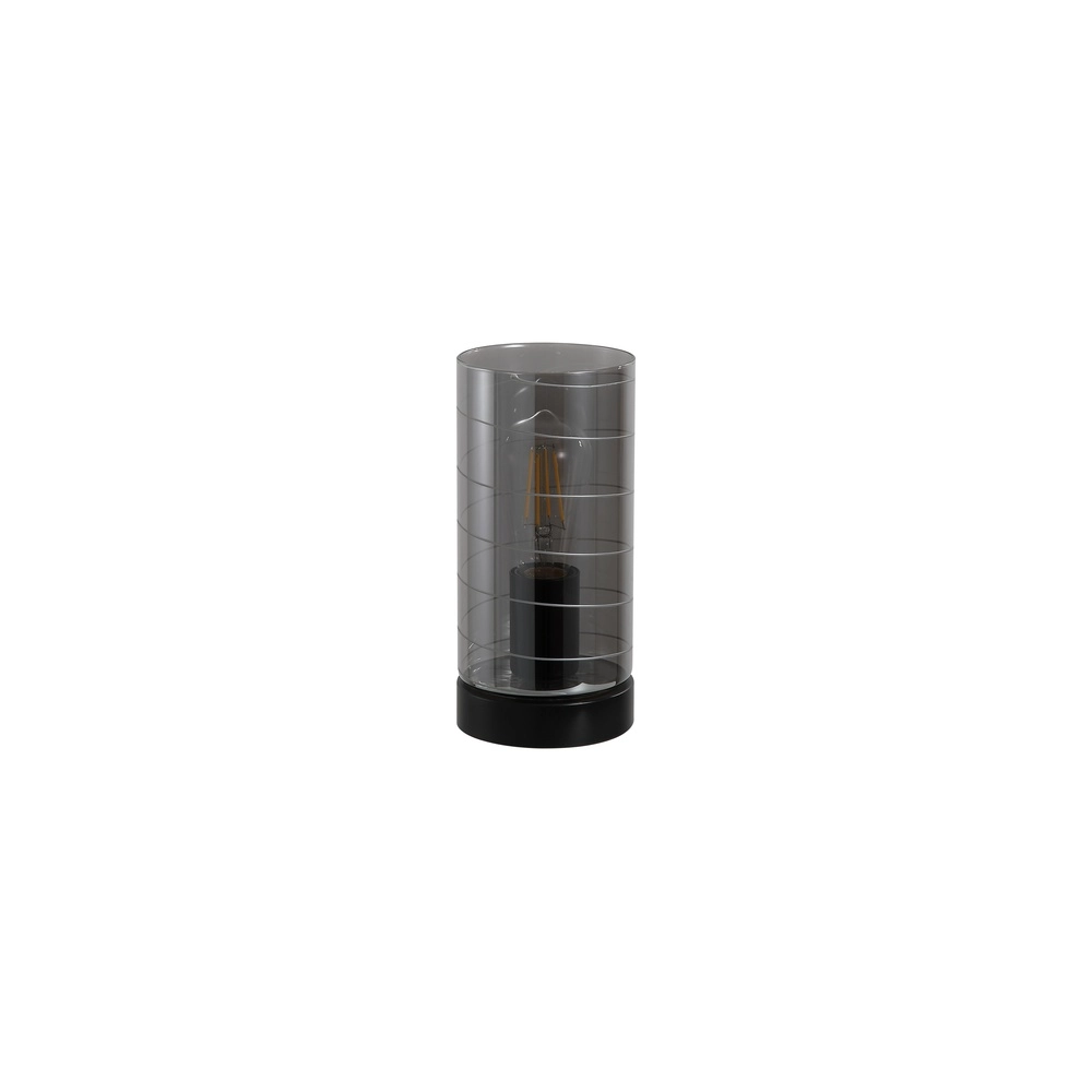 Table lamp Broughton smoke glass