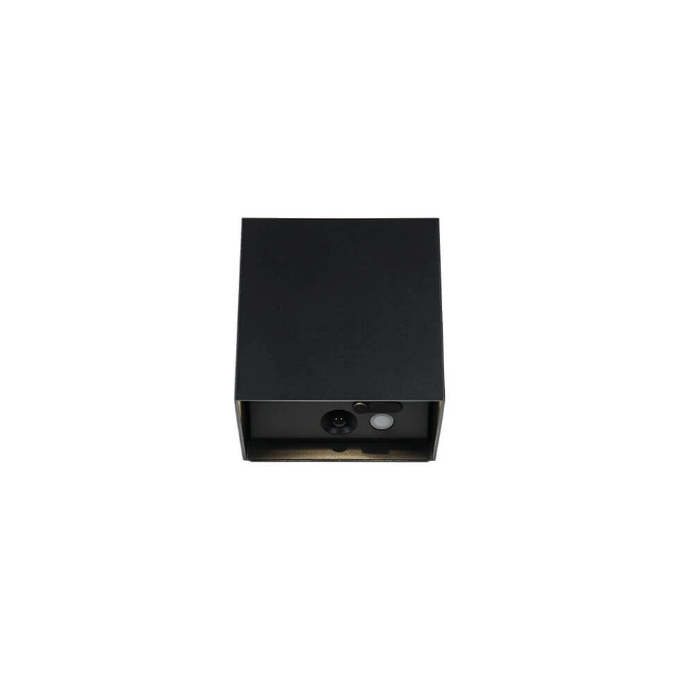 Wall lamp rechargeable Genie Black with sensor Trio 4017807636376