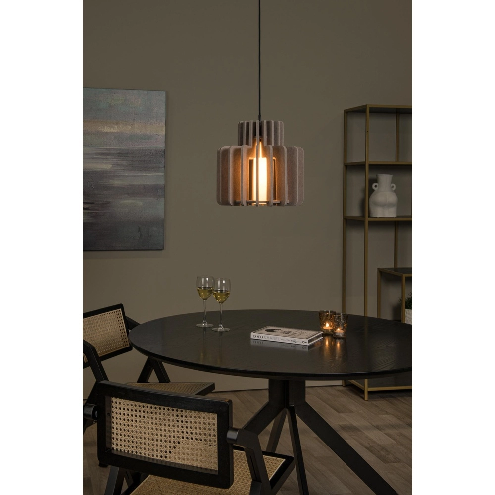 Design pendant lamp Rollo 31cm sand brown