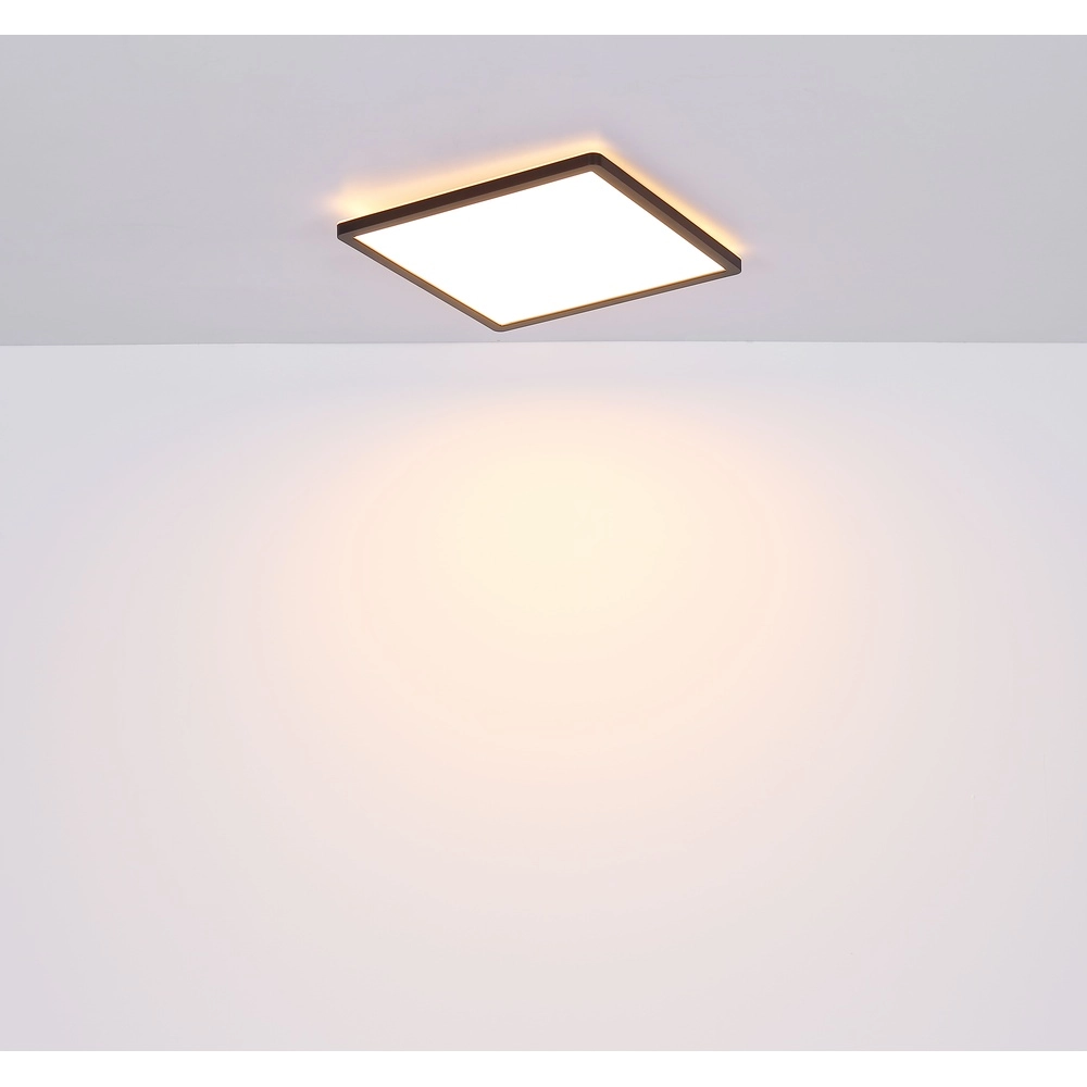Ceiling light Sapana Square 42cm Black Globo 9007371429738