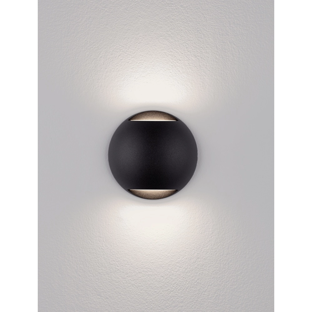 Wall lamp Passo Double Black