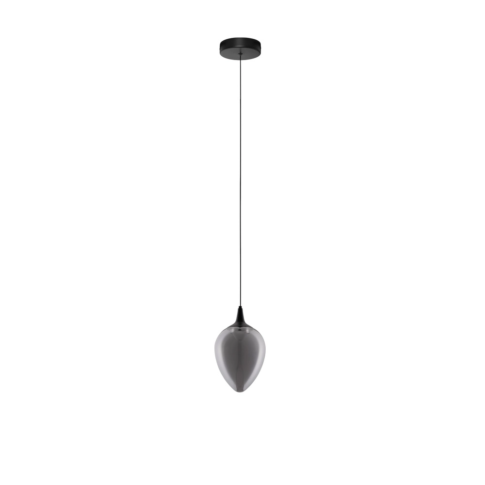 Pendant lamp Nali 1-light smoke glass Lyora 5212017477743