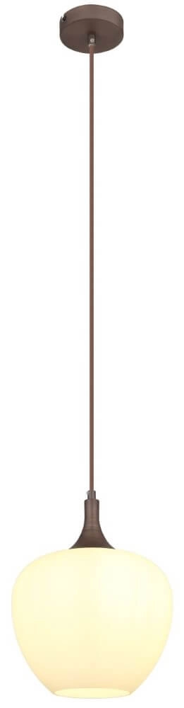Brown pendant lamp Maxy 1-light Ø 24cm