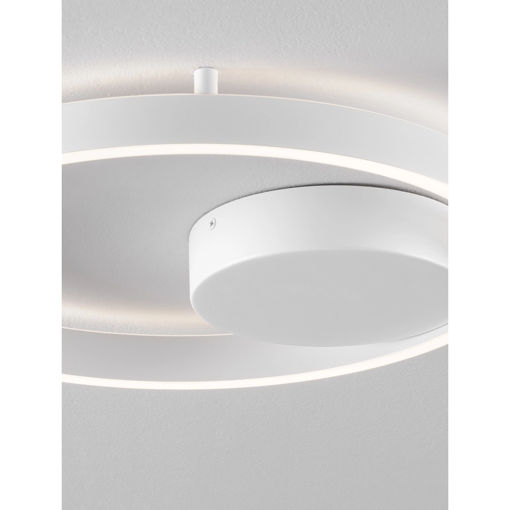 Ceiling lamp Hedra round Ø 40cm white Lyora 5212017448859