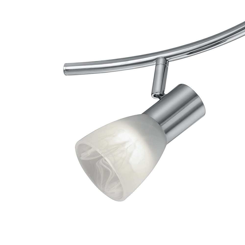LED ceiling spot Levisto 6-light nickel matt Trio 4017807281736