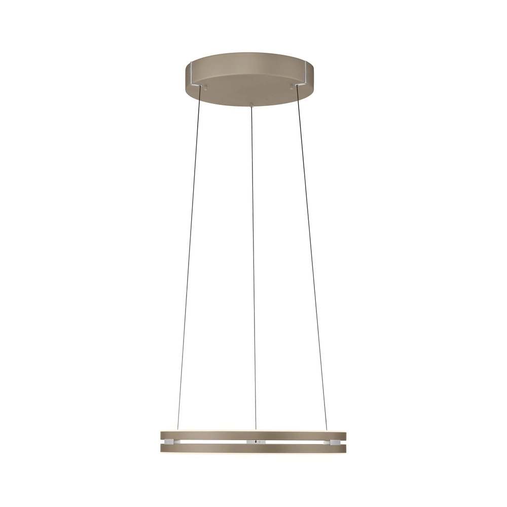 Office pendant lamp Pure E-Loop bronce - Ø 50cm Paul Neuhaus 4012248398357