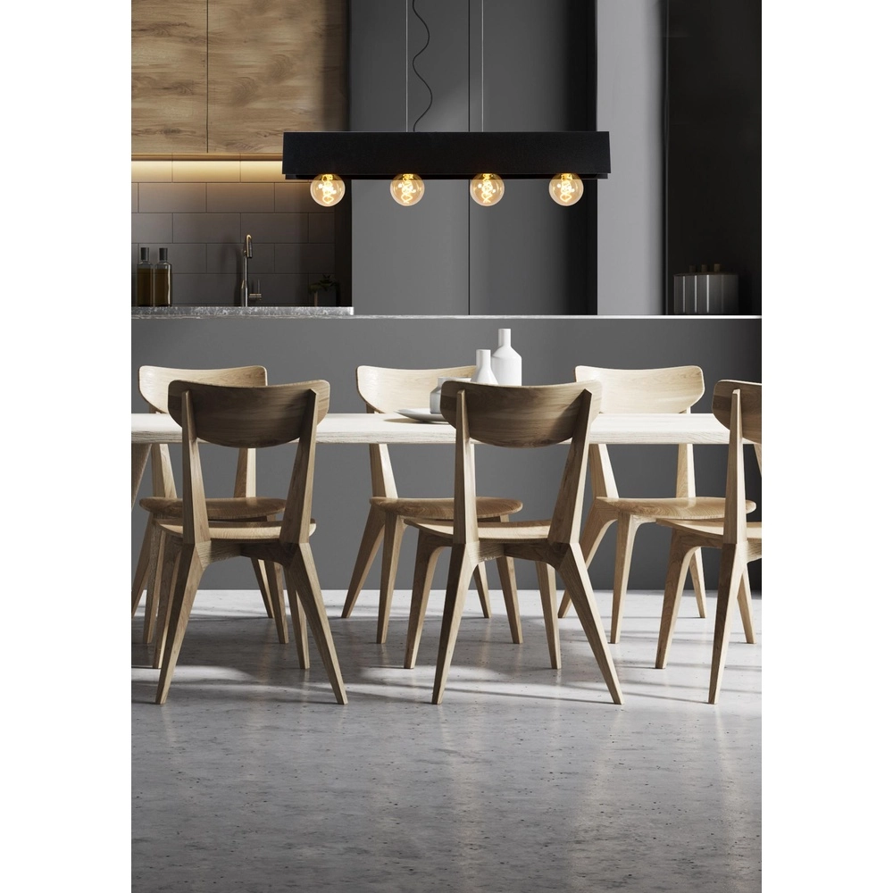 Design pendant lamp Surtus 4-light black Lucide 5411212302397