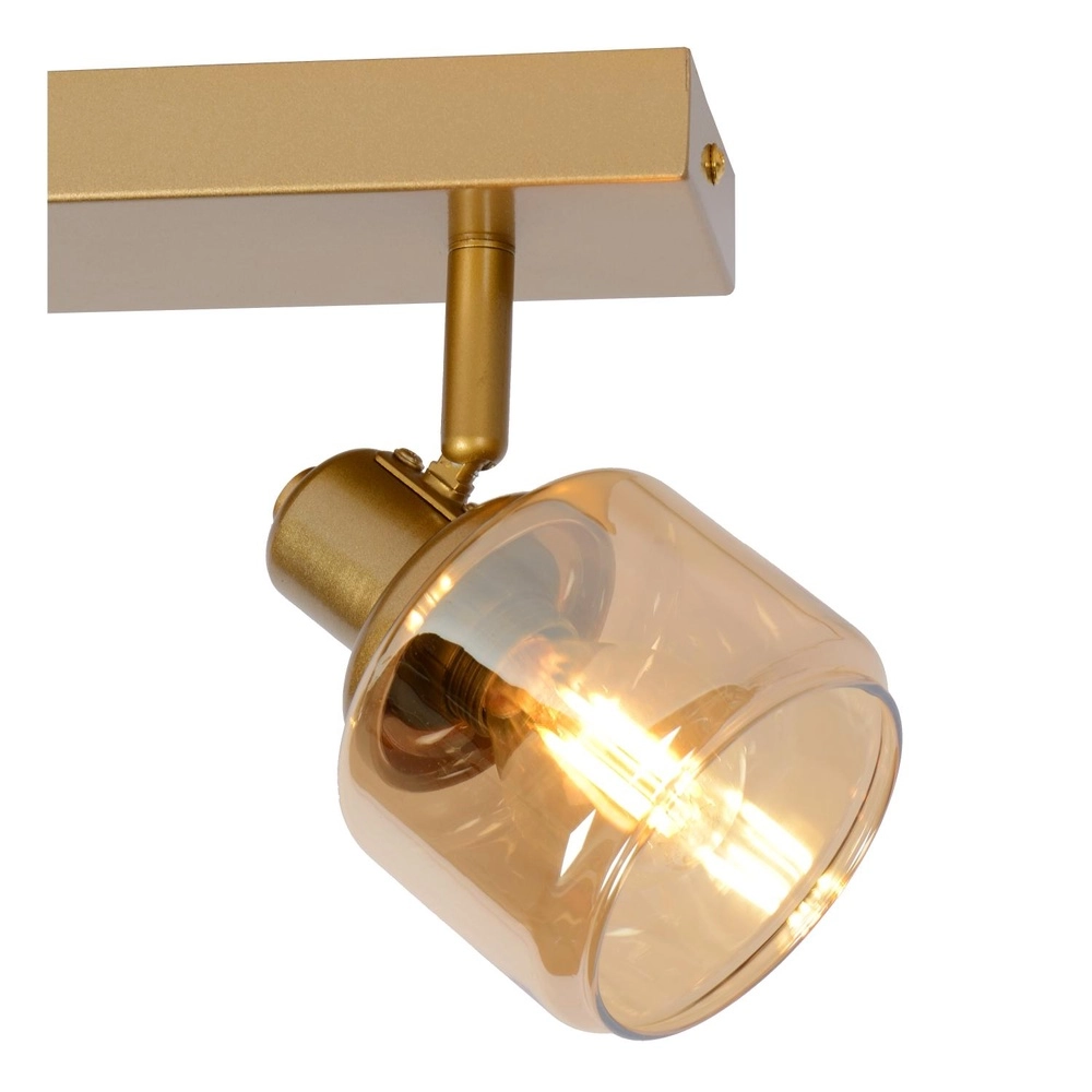 Ceiling lamp Bjorn 2-light gold Lucide 5411212771223