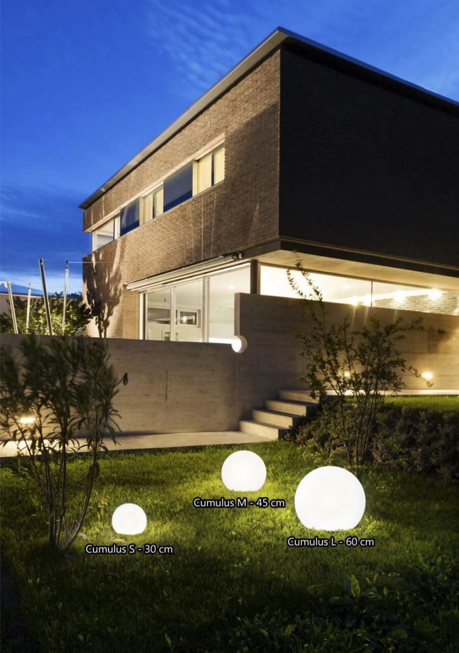 White garden lamp Cumulus Ø 60cm Lyora 5903139697897