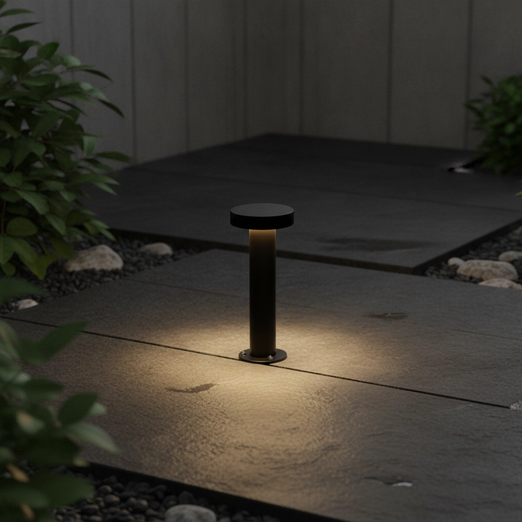 Desing garden lamp Gong black 30cm - 2700K