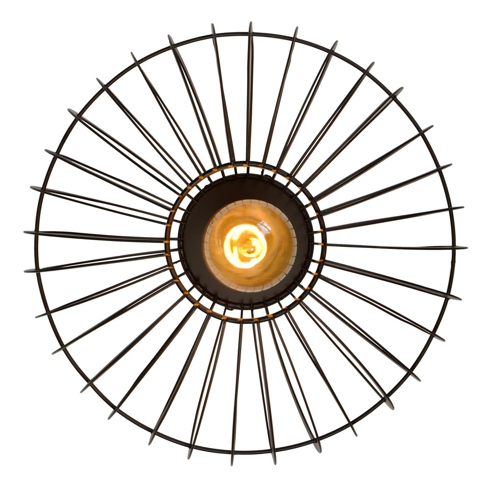 Ceiling lamp Reda Ø 32cm black Lucide 5411212782526