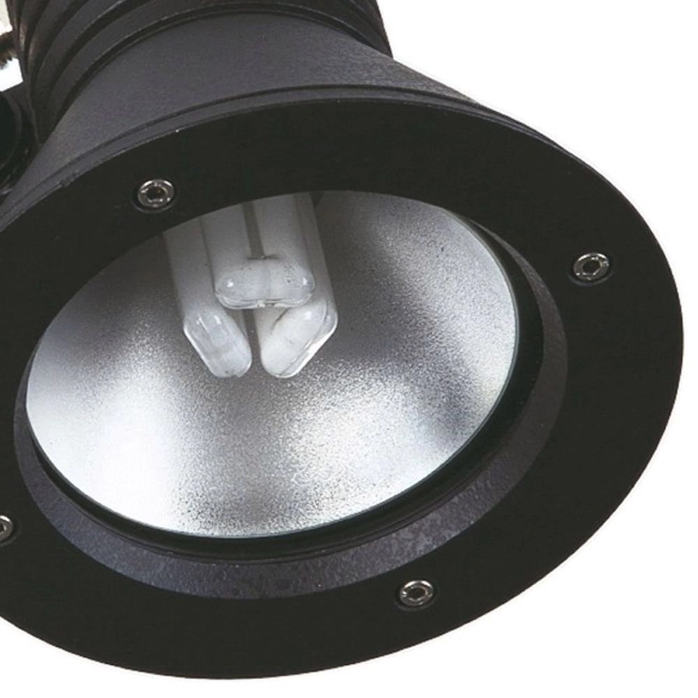 Black outdoor wall spotlight Orientable 18.5cm Albert 4007235621822