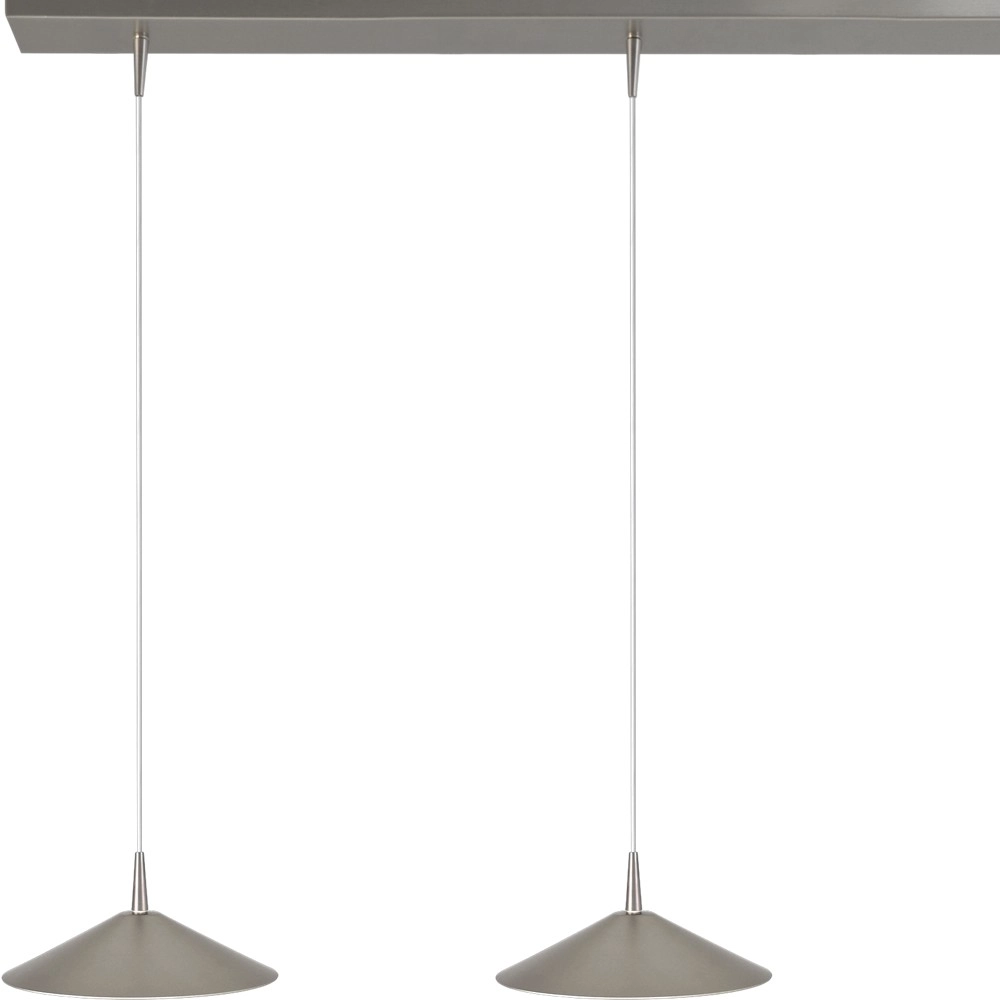 3-light pendant lamp Ceppo nickel Ø 22cm Masterlight 8718121358550